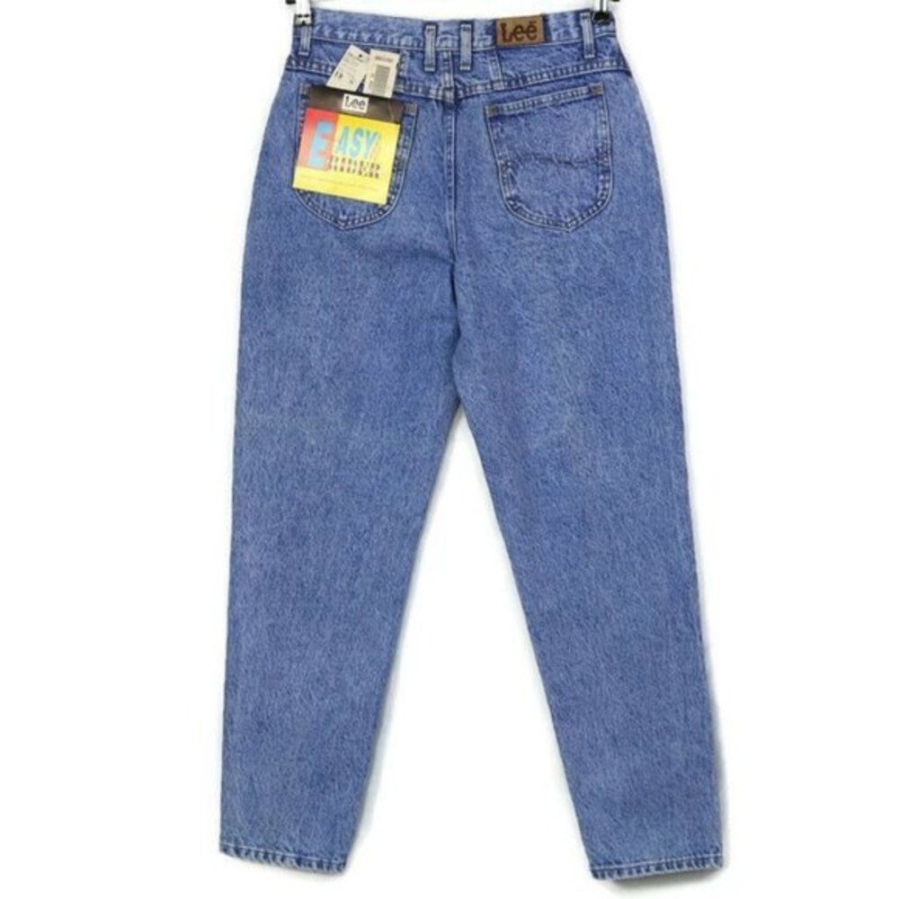 Vintage Lee‎ Easy Rider Easy Fit Tapered Mom Jeans USA 13 x 30 Medium